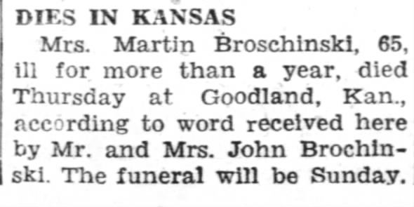 Clipping from The Beatrice Times